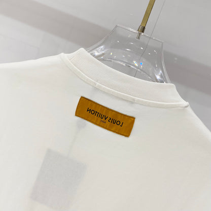 Louis Vuitton Eiffel Tower Silicone Logo T-Shirt – 2025SS