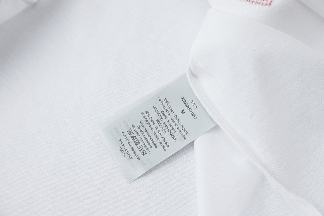 Dior Logo Embroidered Short-Sleeve T-Shirt – 26SS Early Spring Collection