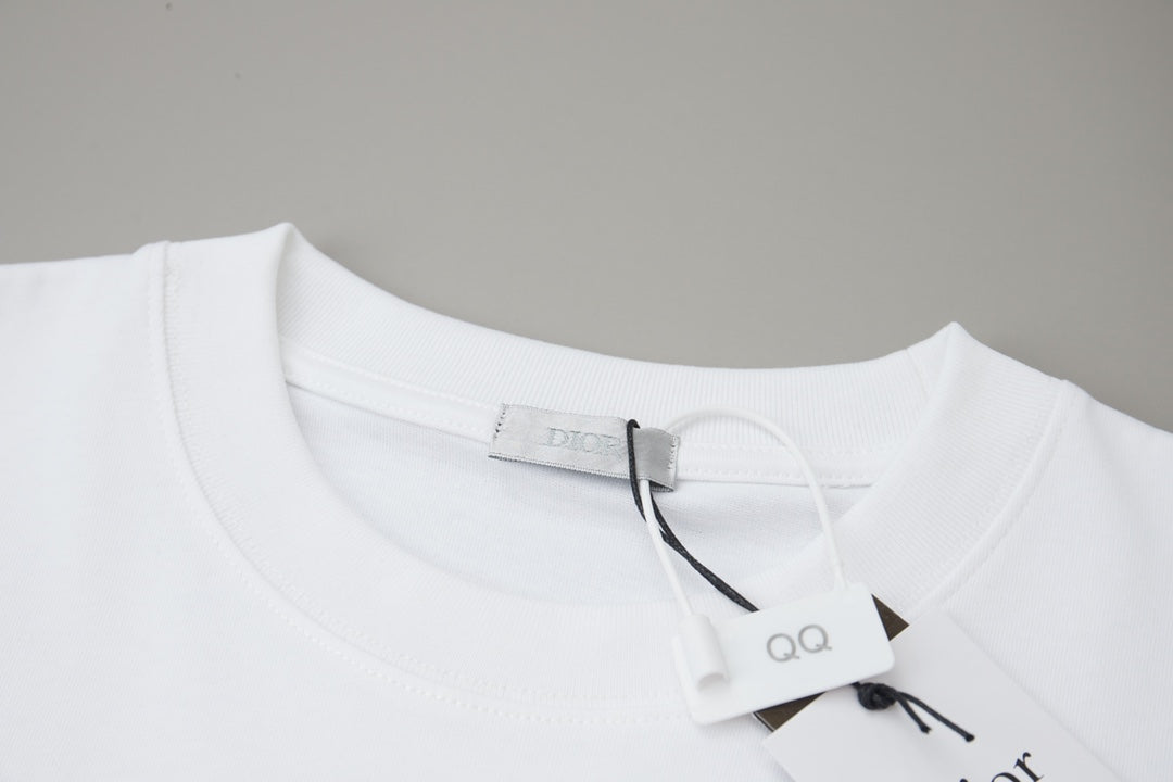 Dior Logo Embroidered Short-Sleeve T-Shirt – 26SS Early Spring Collection