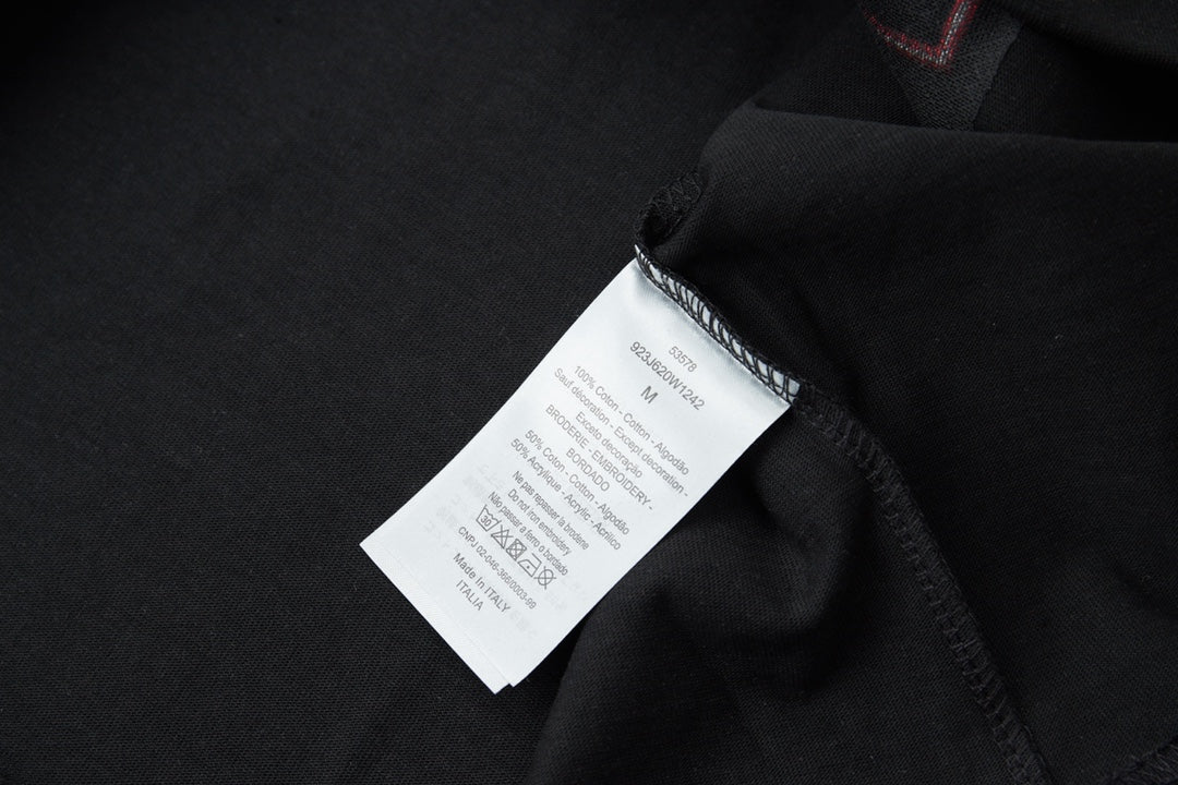 Dior Logo Embroidered Short-Sleeve T-Shirt – 26SS Early Spring Collection