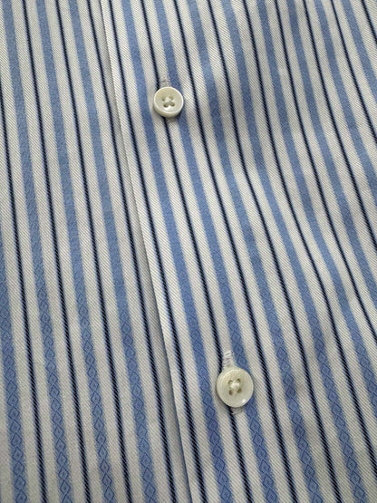 Zegna Vertical Striped Cotton Shirt – Spring/Summer Collection – 26SS
