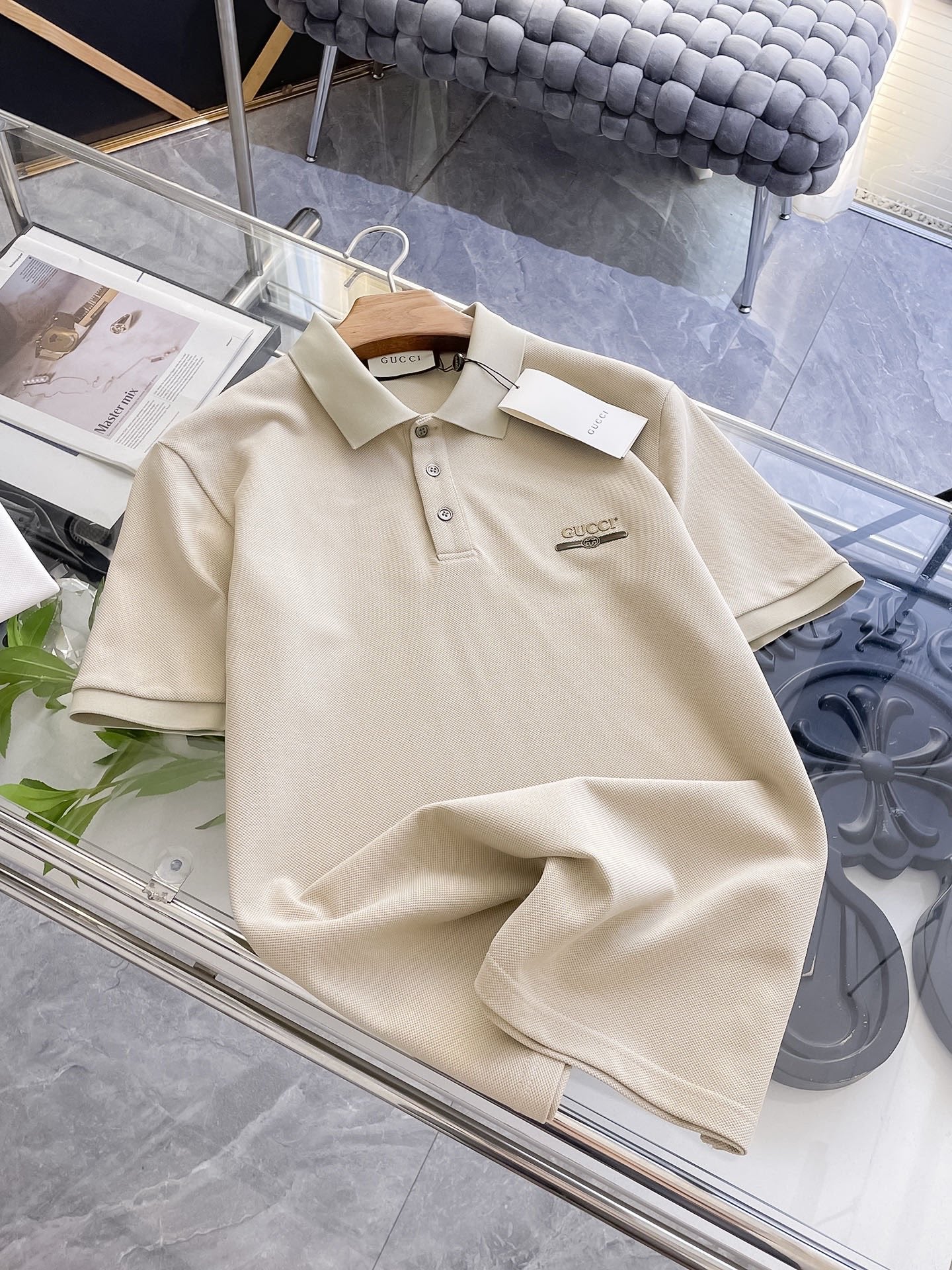 Gucci Minimalist Piqué Polo Shirt – 2026SS
