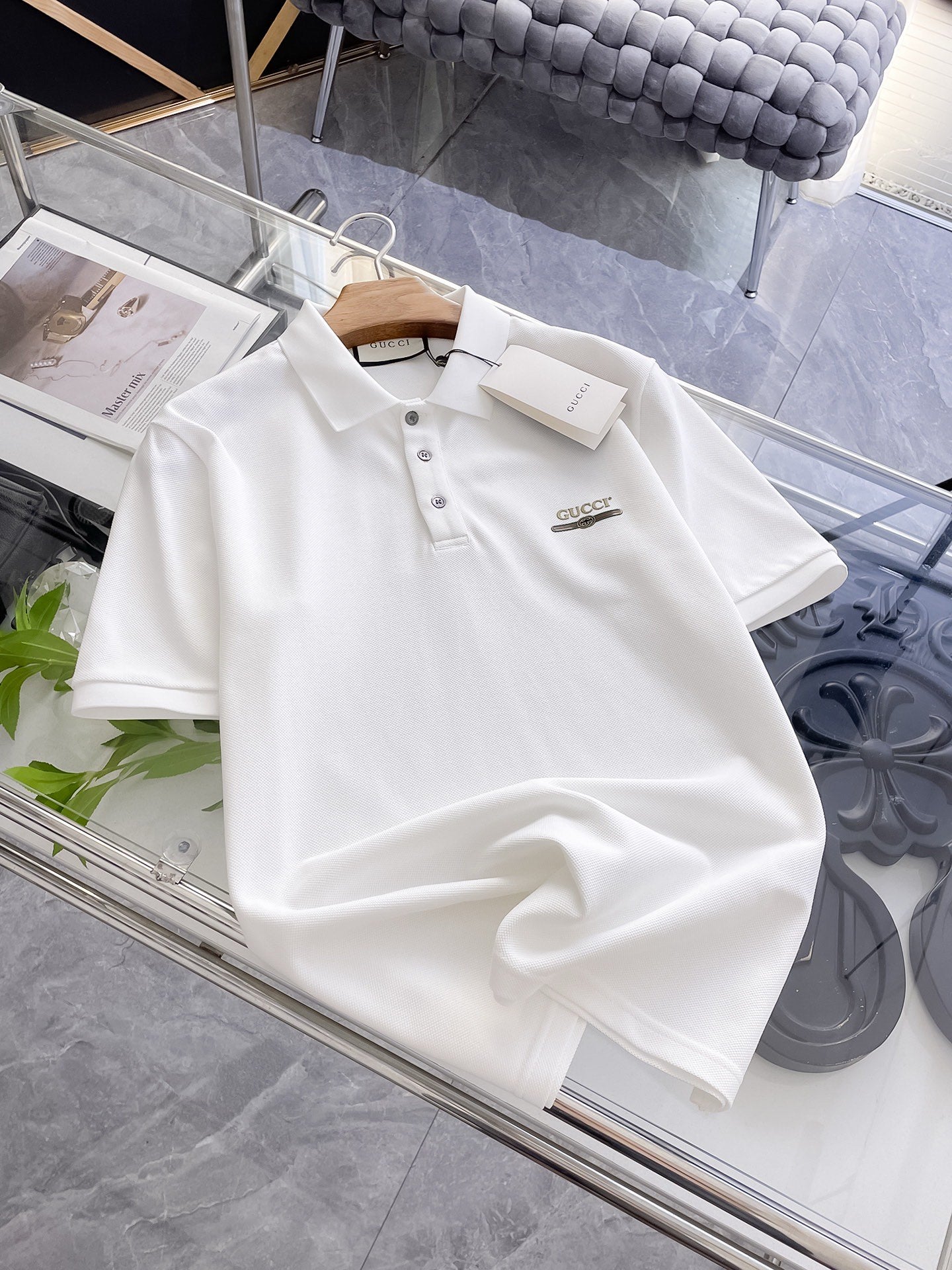 Gucci Minimalist Piqué Polo Shirt – 2026SS