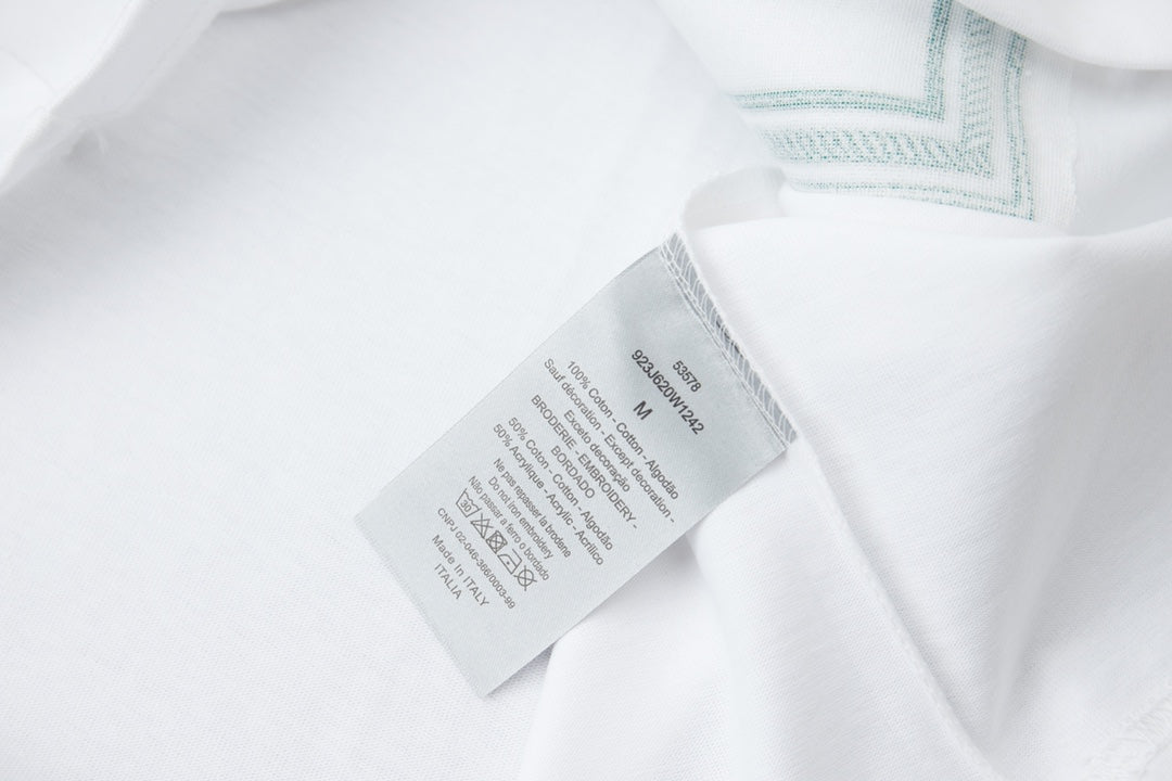 Dior Logo Embroidered Short-Sleeve T-Shirt – 26SS Early Spring Collection