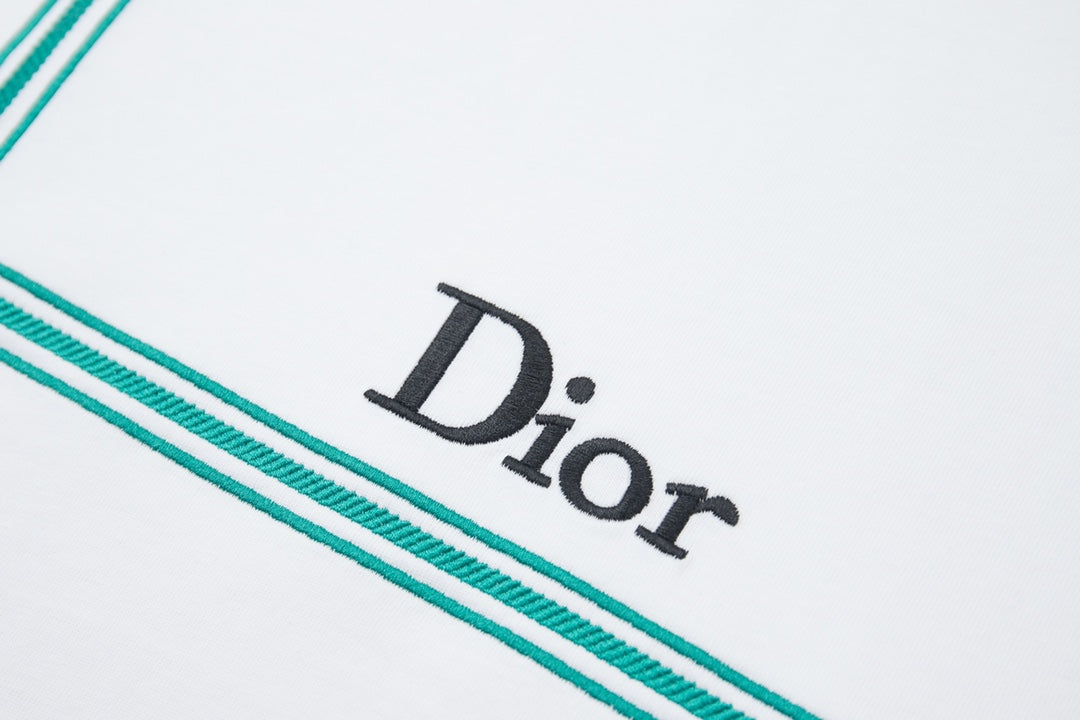 Dior Logo Embroidered Short-Sleeve T-Shirt – 26SS Early Spring Collection