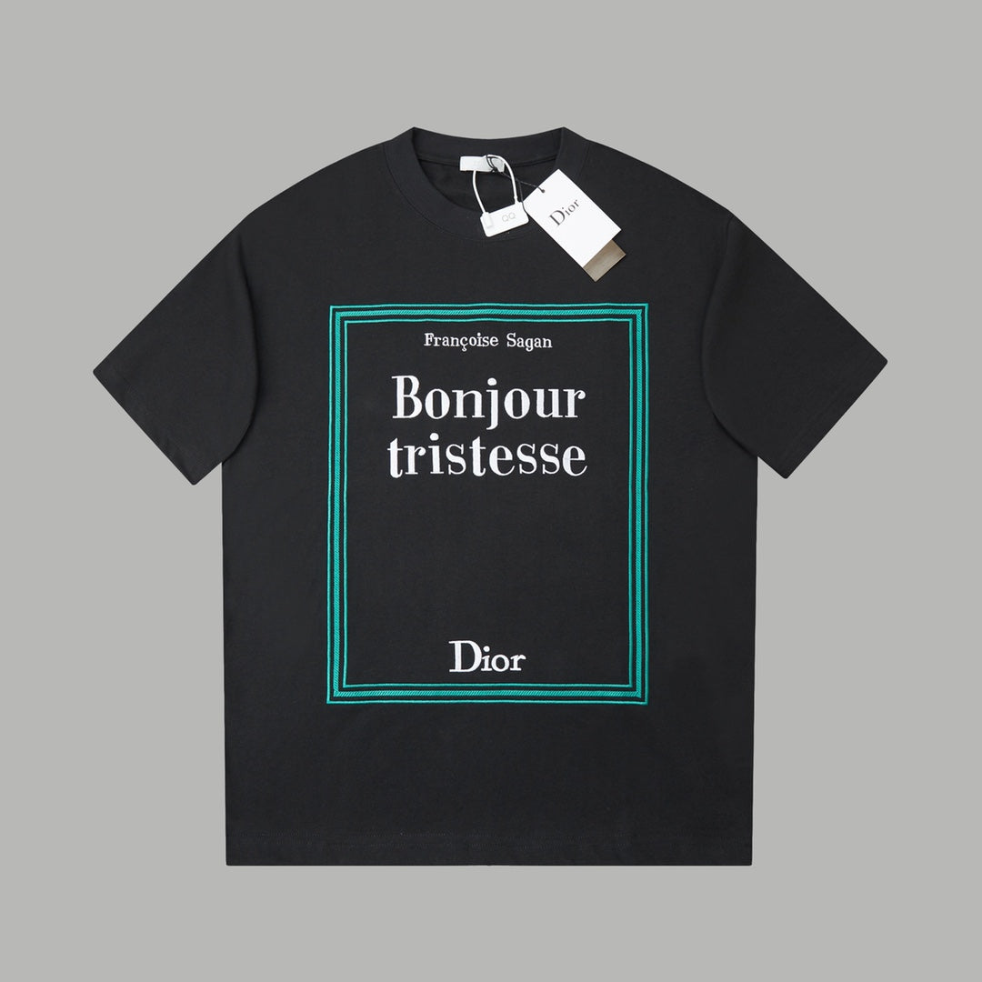 Dior Logo Embroidered Short-Sleeve T-Shirt – 26SS Early Spring Collection