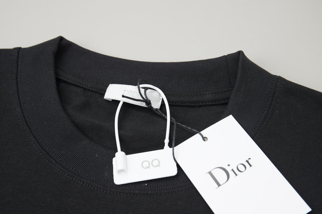 Dior Logo Embroidered Short-Sleeve T-Shirt – 26SS Early Spring Collection