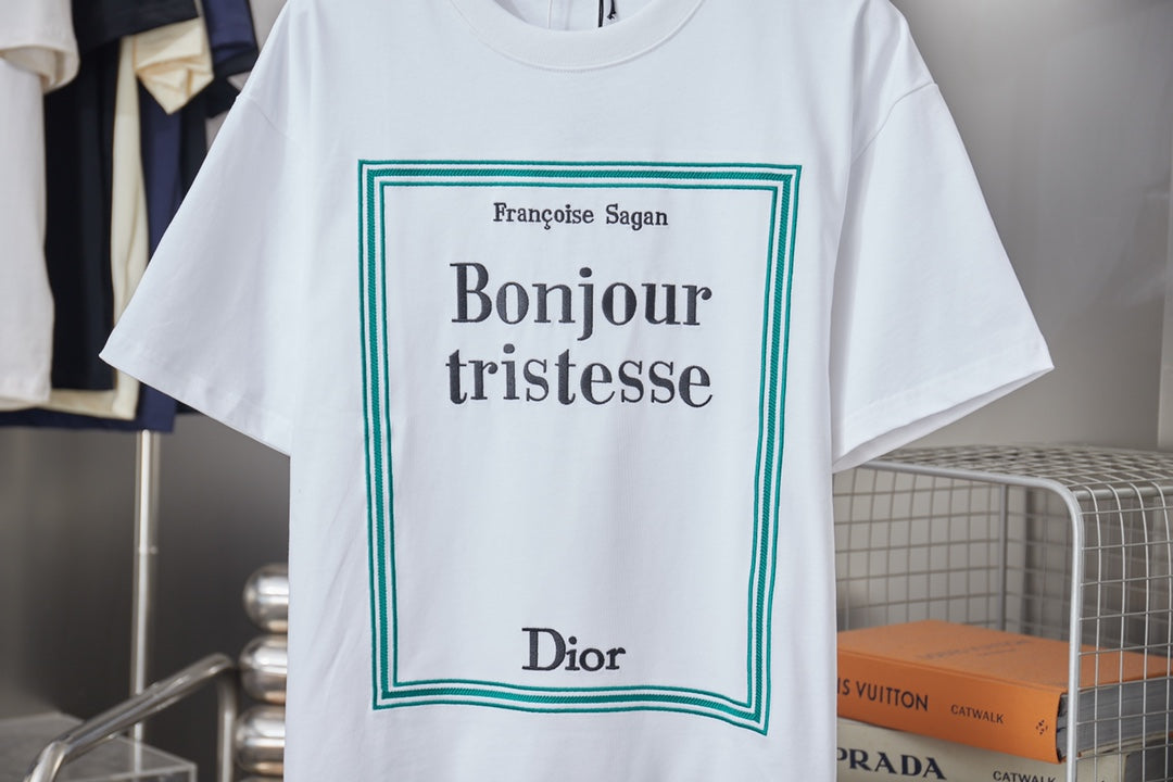 Dior Logo Embroidered T-Shirt – 26SS Early Spring Collection