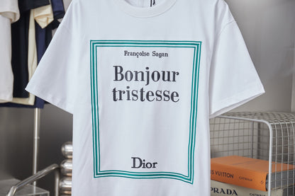 Dior Logo Embroidered T-Shirt – 26SS Early Spring Collection