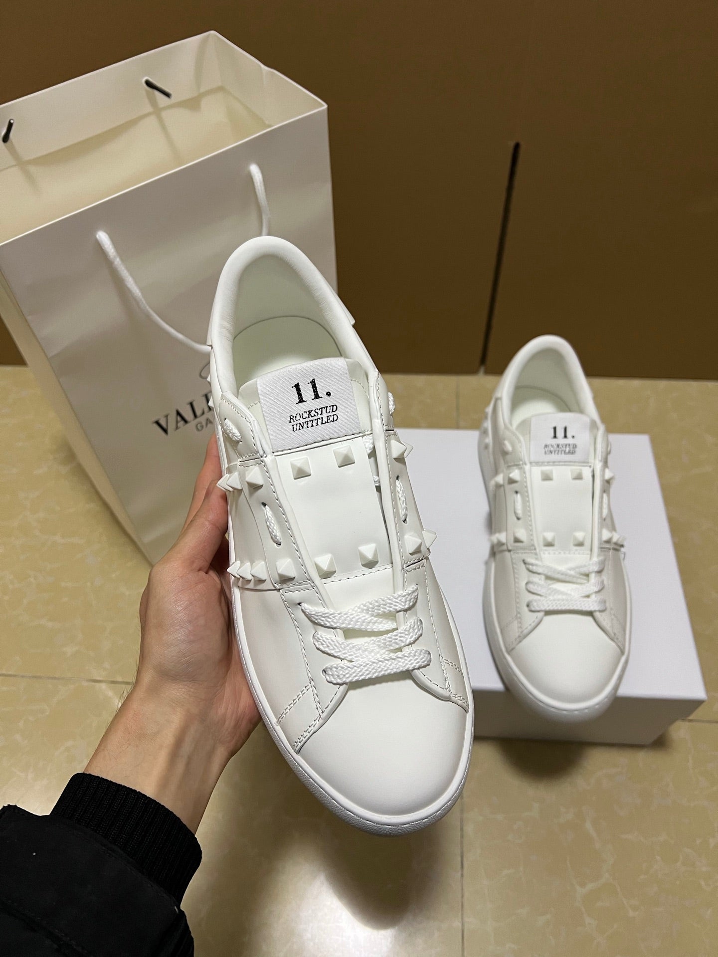 Valentino Garavani Open Disco Studded Sneakers