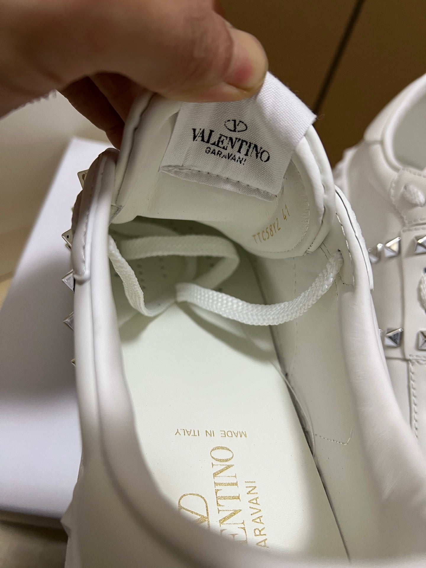 Valentino Garavani Open Disco Studded Sneakers