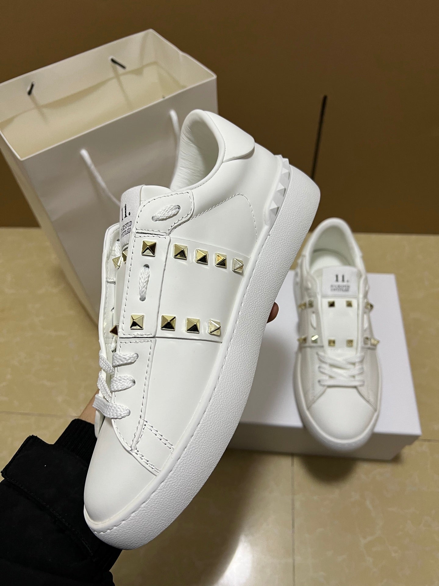 Valentino Garavani Open Disco Studded Sneakers