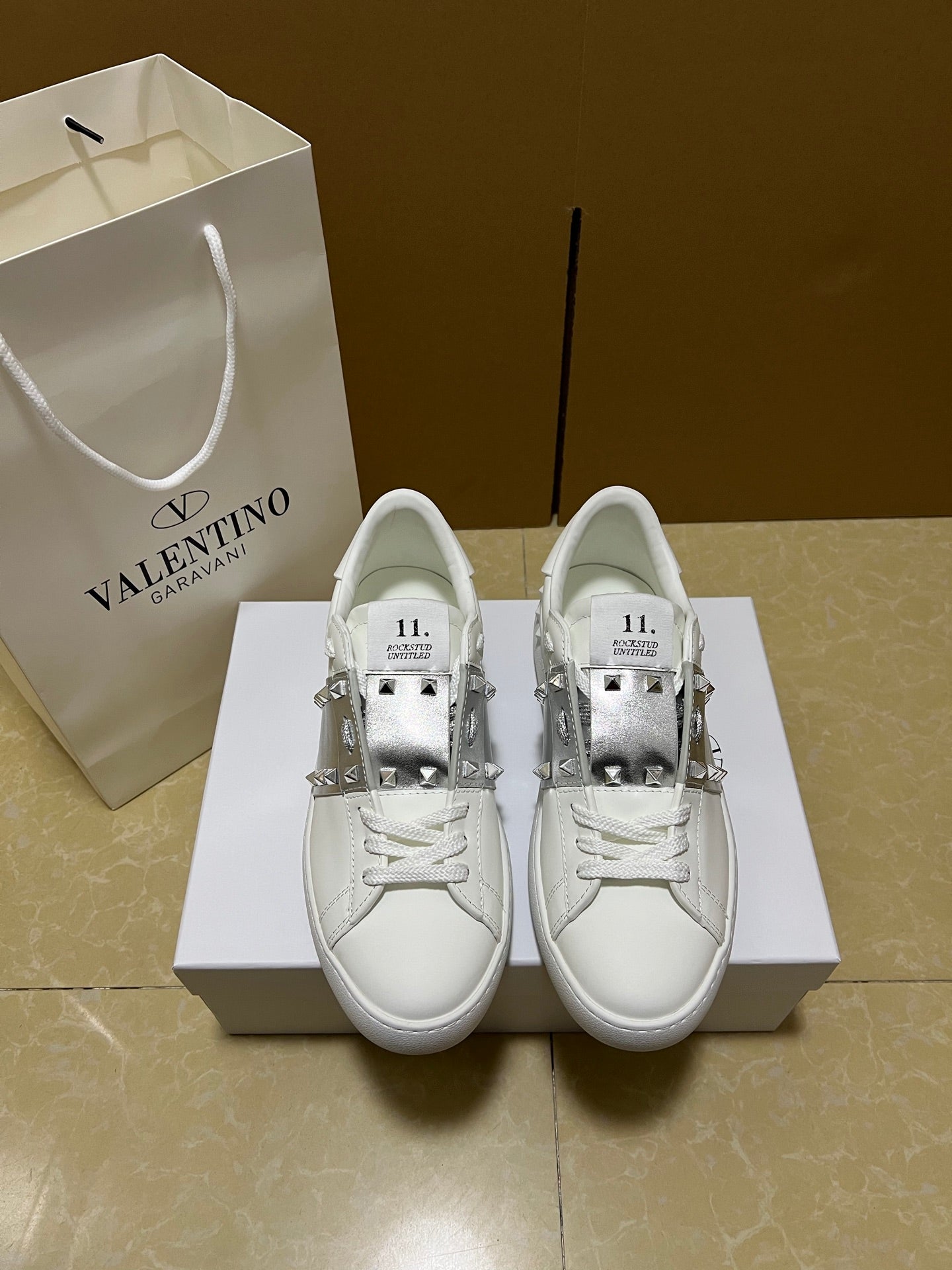 Valentino Garavani Open Disco Studded Sneakers