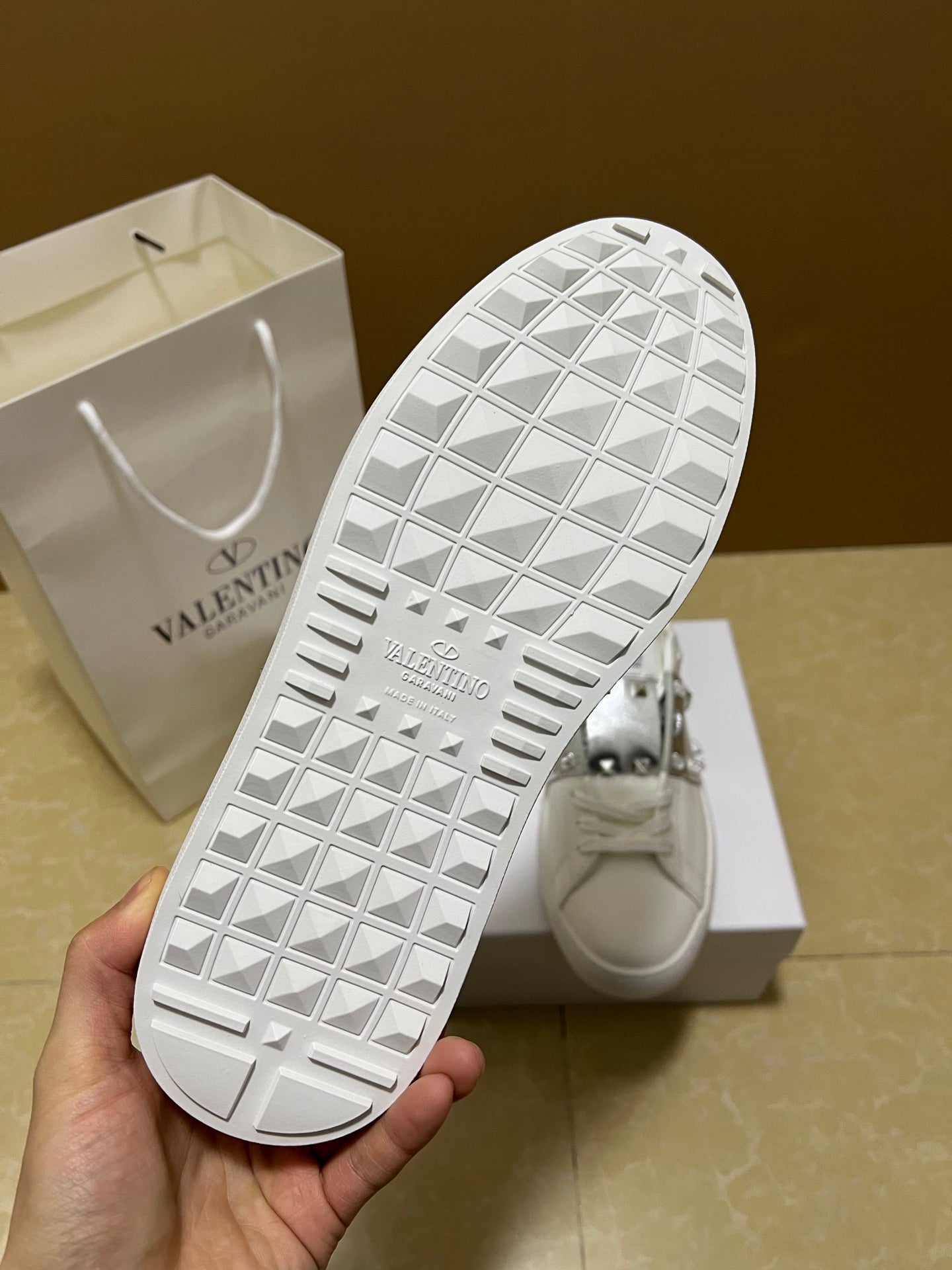 Valentino Garavani Open Disco Studded Sneakers