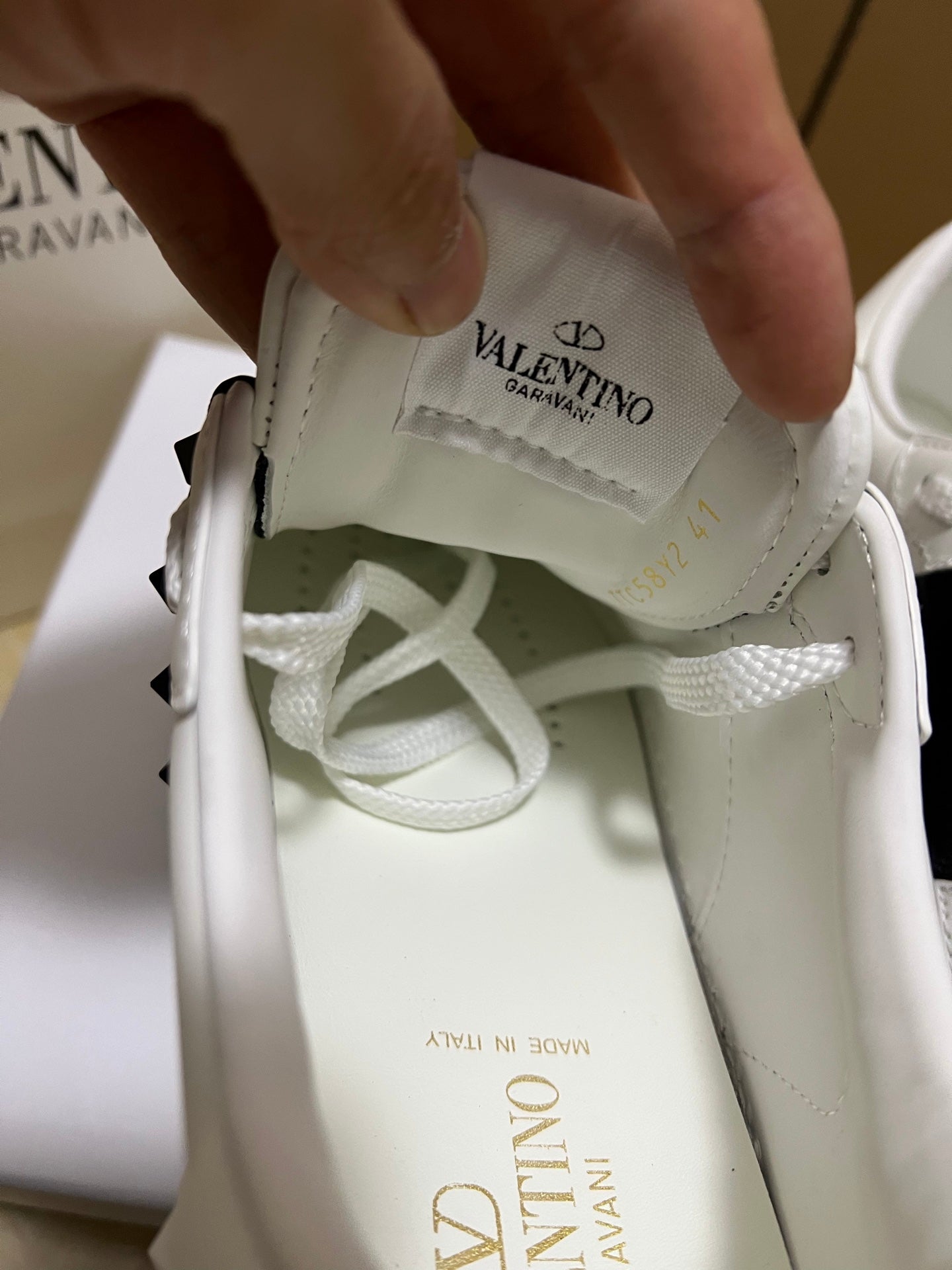 Valentino Garavani Open Disco Studded Sneakers
