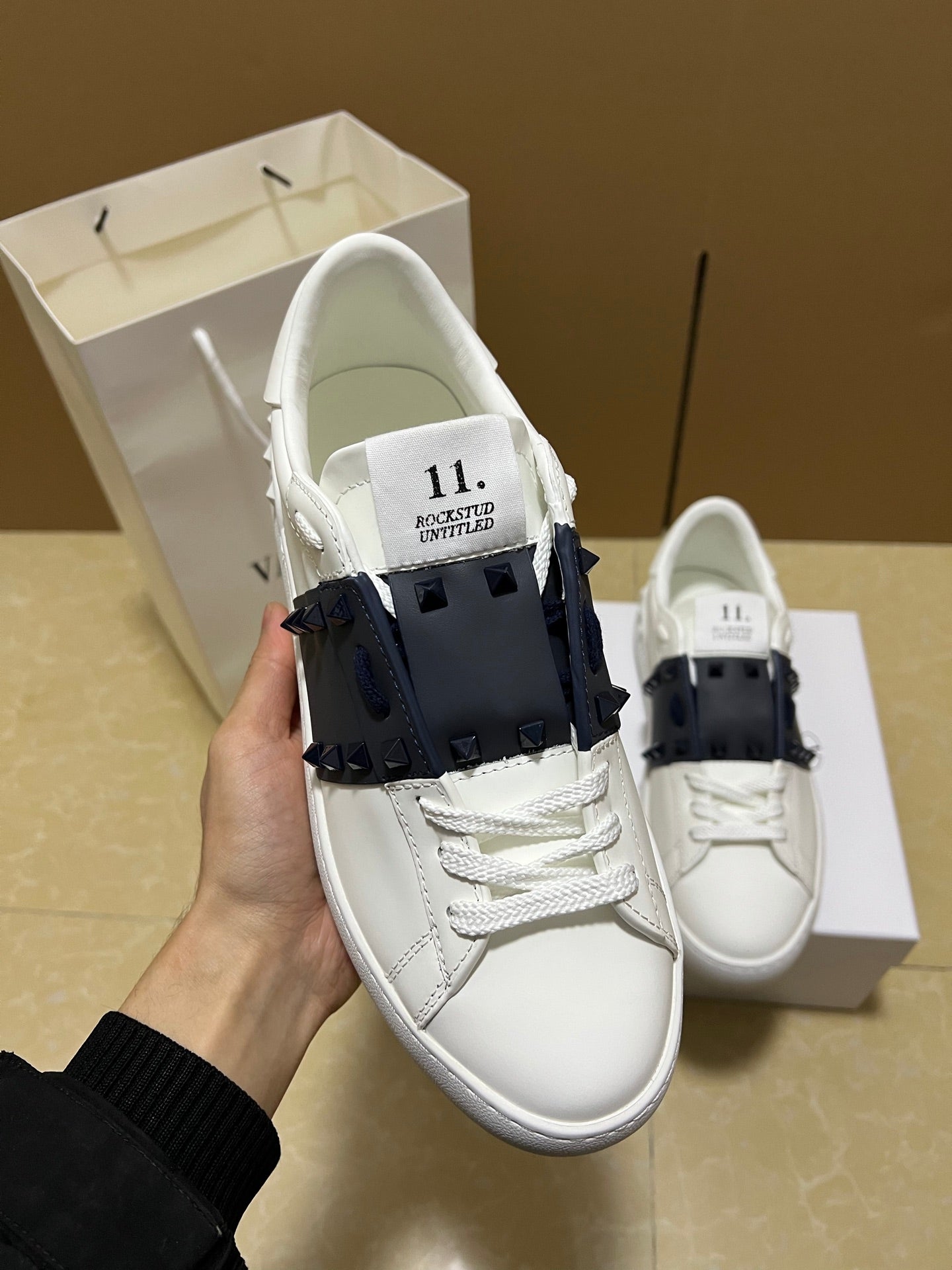 Valentino Garavani Open Disco Studded Sneakers
