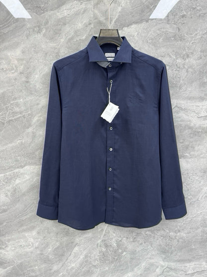 Brunello Cucinelli Cotton-Linen Business Shirt – Spring/Summer 2026 Collection