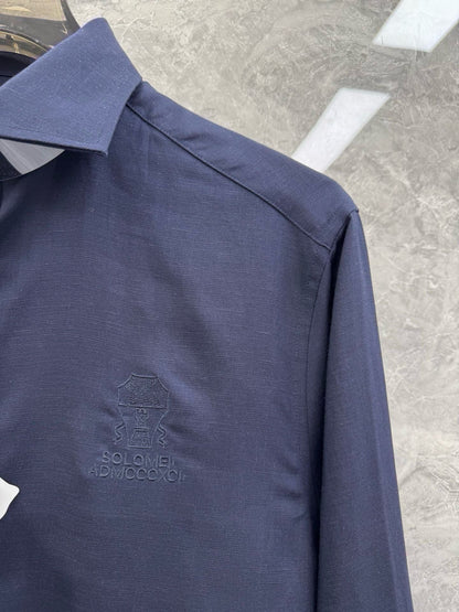Brunello Cucinelli Cotton-Linen Business Shirt – Spring/Summer 2026 Collection
