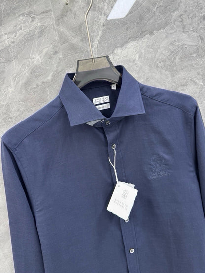 Brunello Cucinelli Cotton-Linen Business Shirt – Spring/Summer 2026 Collection