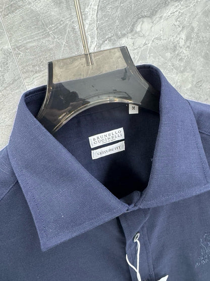 Brunello Cucinelli Cotton-Linen Business Shirt – Spring/Summer 2026 Collection