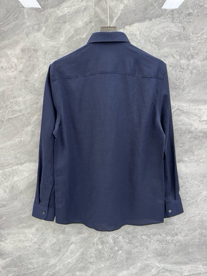 Brunello Cucinelli Cotton-Linen Business Shirt – Spring/Summer 2026 Collection