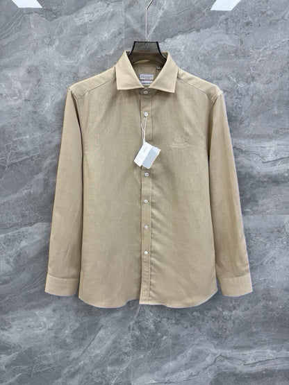 Brunello Cucinelli Cotton-Linen Business Shirt – Spring/Summer 2026 Collection