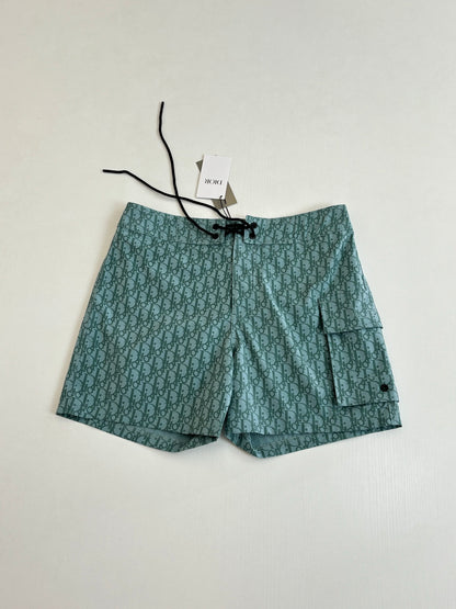 Dior Oblique Print Beach Shorts – Spring/Summer Collection – 25SS