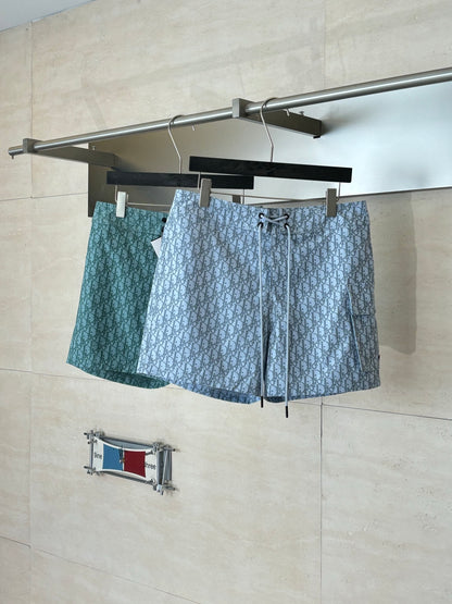 Dior Oblique Print Beach Shorts – Spring/Summer Collection – 25SS