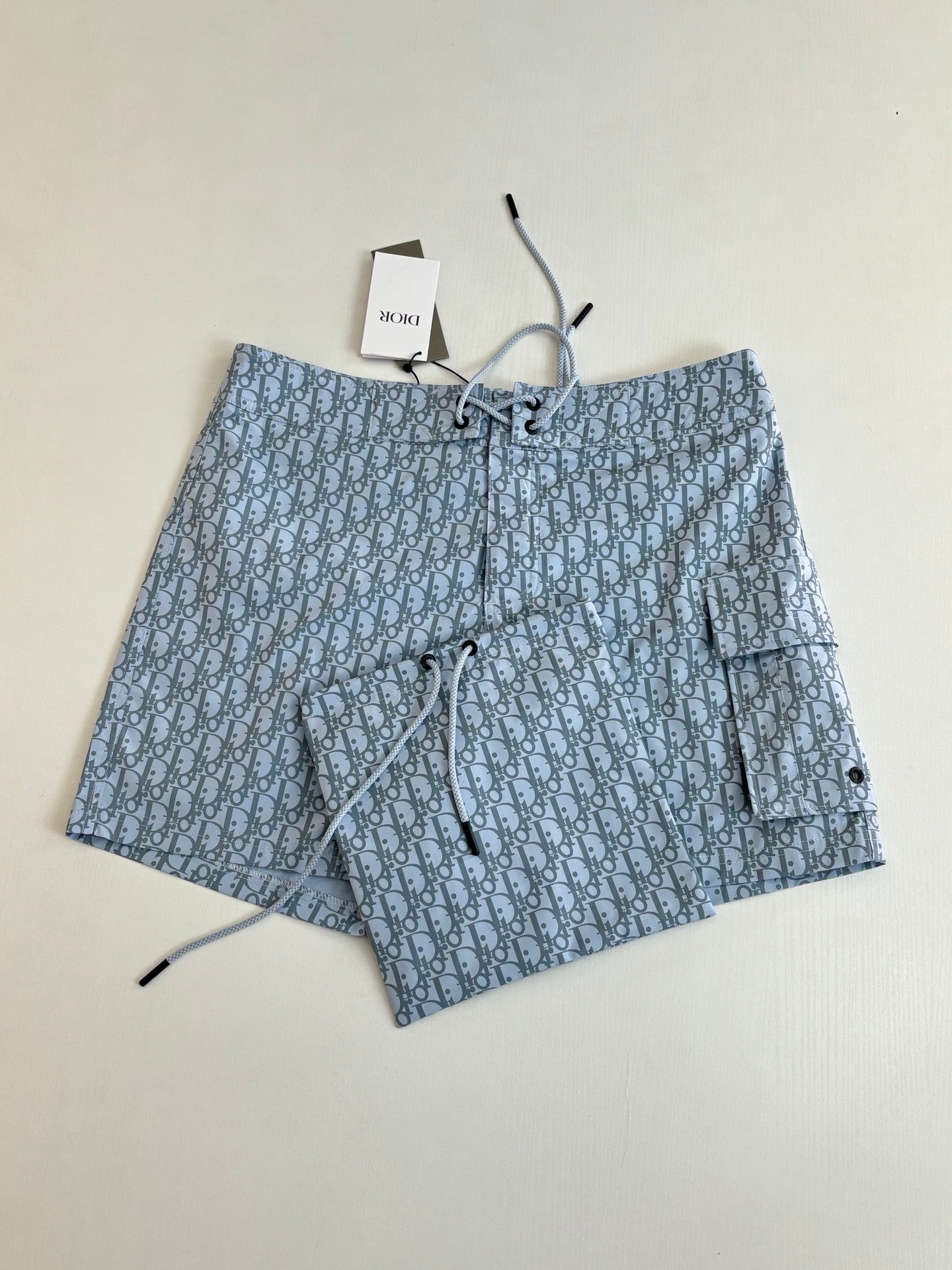 Dior Oblique Print Beach Shorts – Spring/Summer Collection – 25SS
