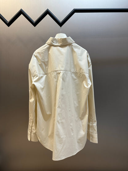 Loewe Anagram Two-Tone Embroidered Pocket Shirt