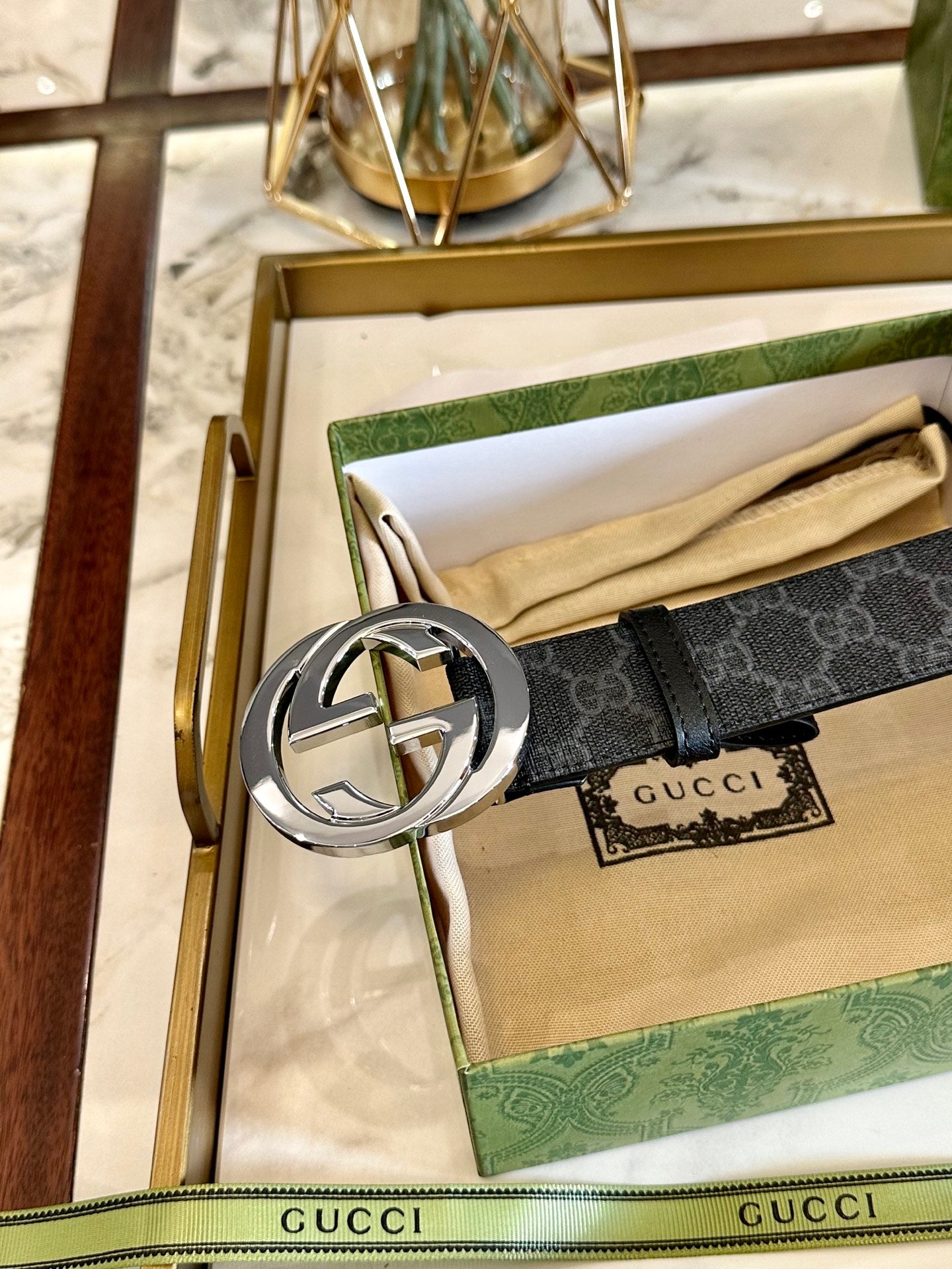 Gucci Classic Casual Leather Belt – 40mm