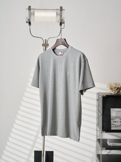 Saint Laurent YSL Embroidered Logo T-Shirt