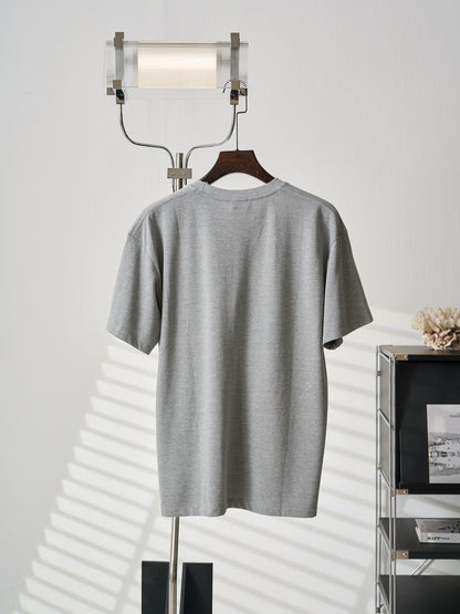 Saint Laurent YSL Embroidered Logo T-Shirt