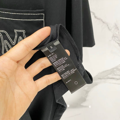 Amiri Cotton Pocket Logo T-Shirt