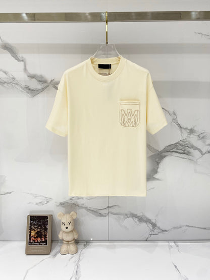 Amiri Cotton Pocket Logo T-Shirt