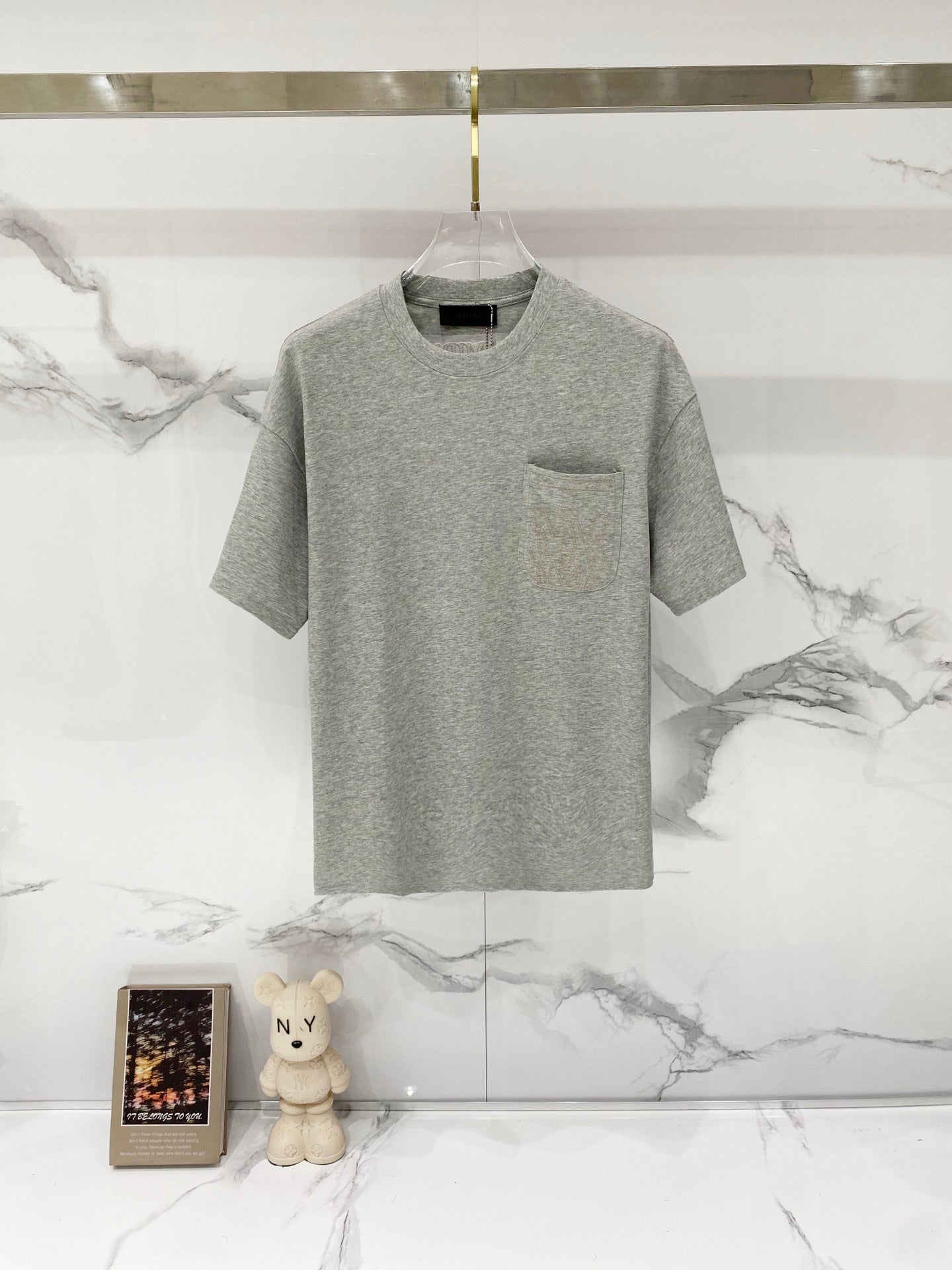 Amiri Cotton Pocket Logo T-Shirt