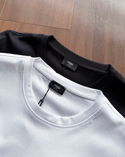 Fendi Monster Eyes Embroidered Cotton T-Shirt