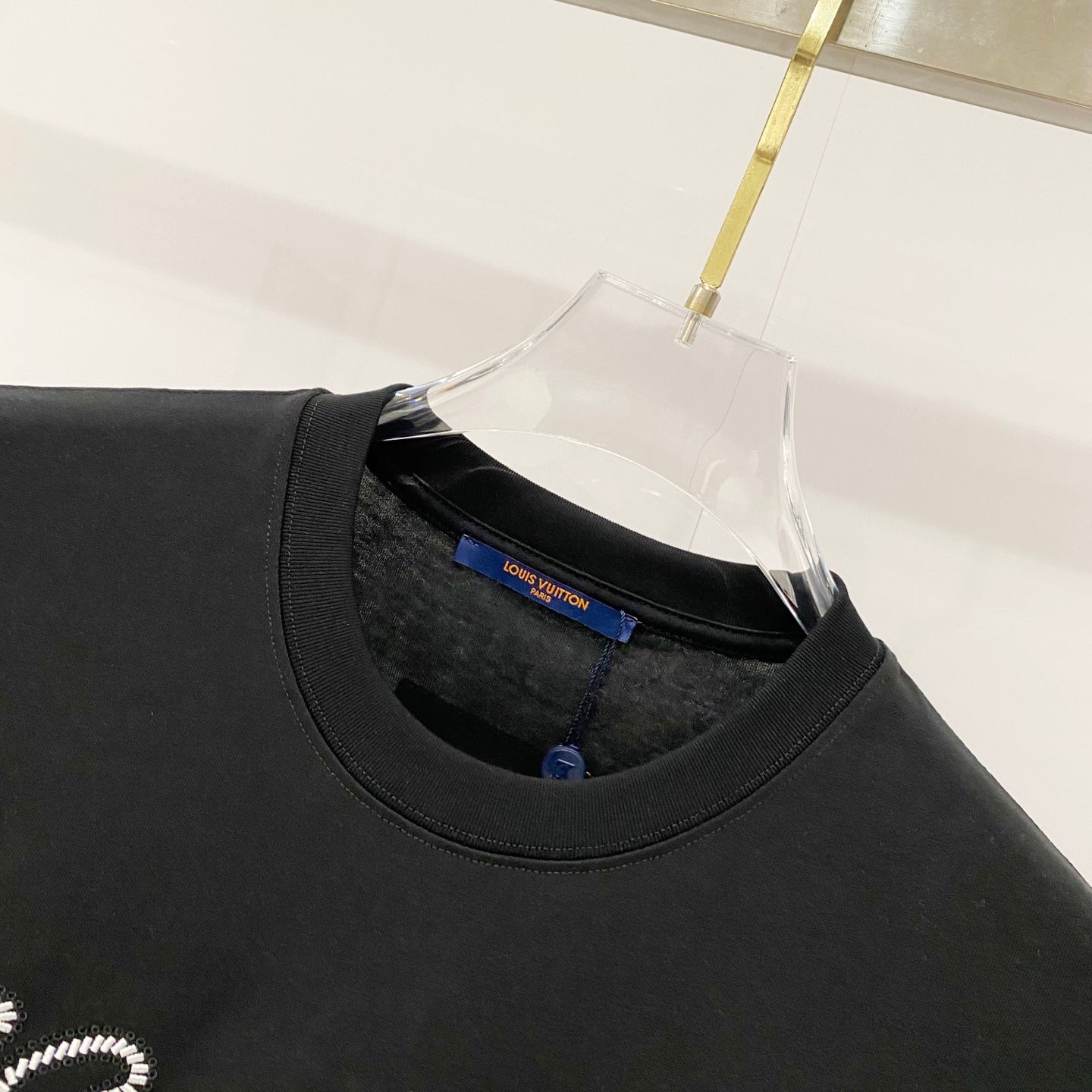 Louis Vuitton Signature Embroidery Cotton T-Shirt