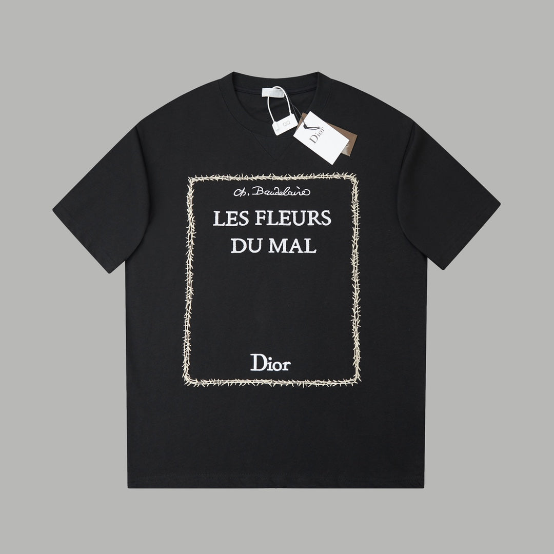 Dior CD Logo Embroidered T-Shirt – 26SS Early Spring Collection