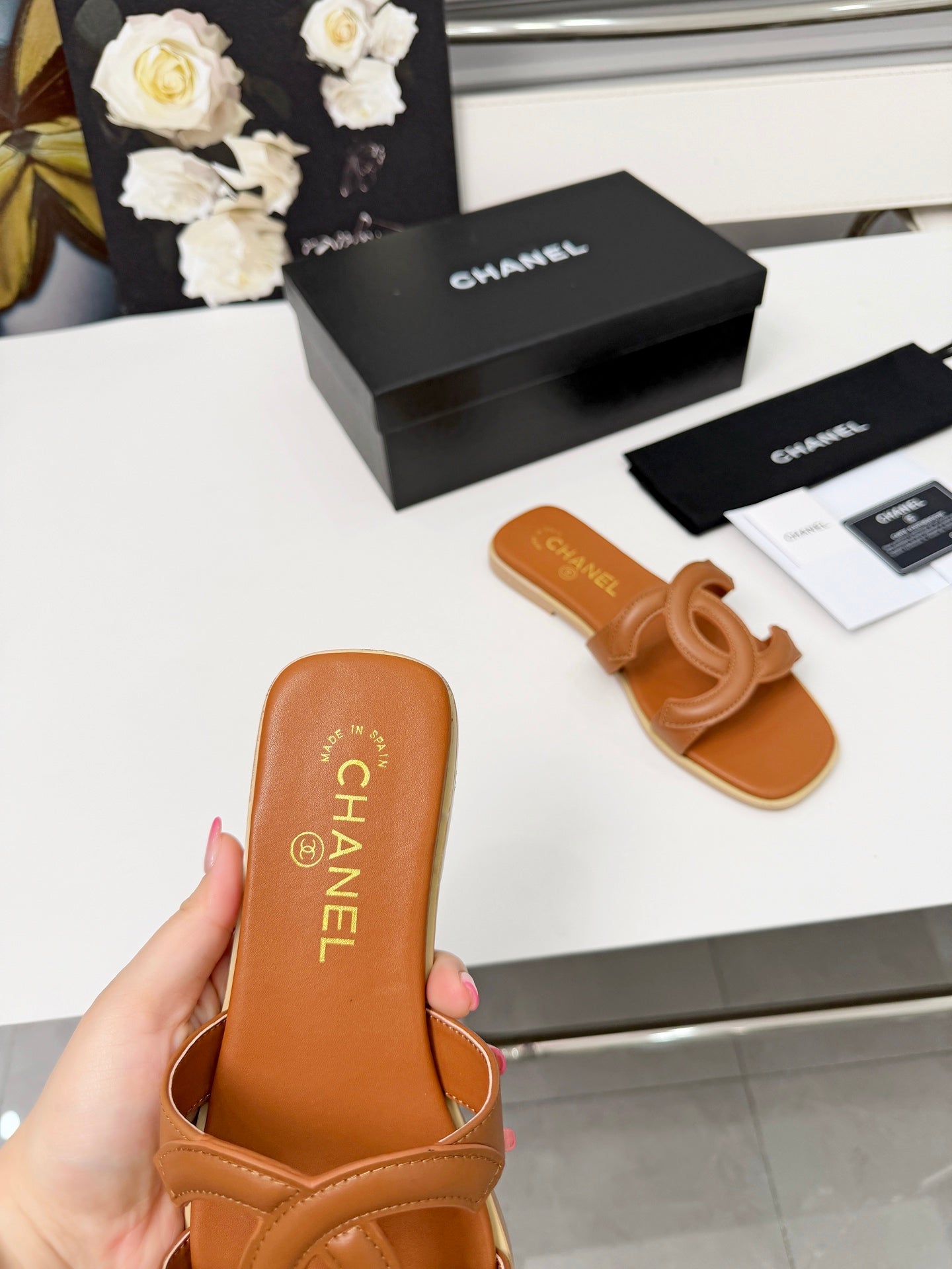 Chanel Double C Stitched Flat Sandals – 26S Collection