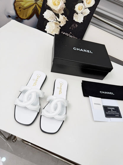 Chanel Double C Stitched Flat Sandals – 26S Collection