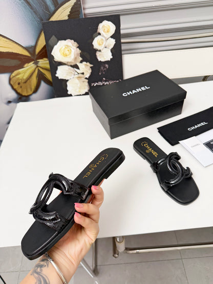 Chanel Double C Stitched Flat Sandals – 26S Collection