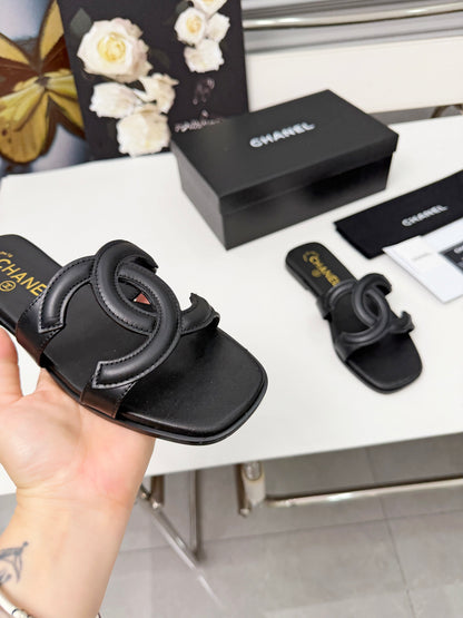 Chanel Double C Stitched Flat Sandals – 26S Collection