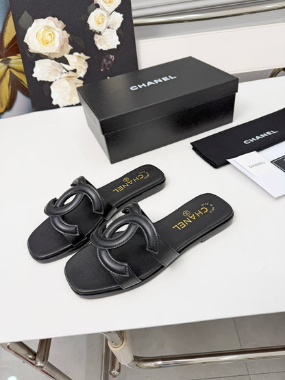 Chanel Double C Stitched Flat Sandals – 26S Collection