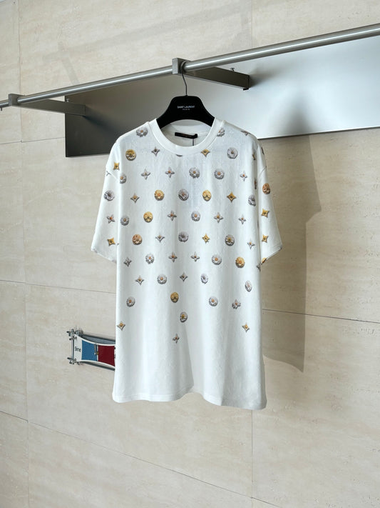 Louis Vuitton Monogram Jacquard Daisy T-Shirt – SS26