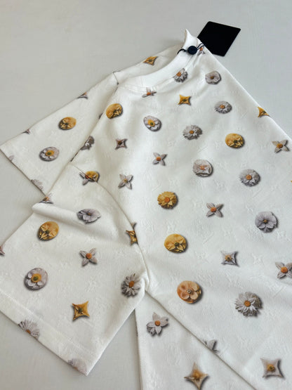 Louis Vuitton Monogram Jacquard Daisy T-Shirt – SS26