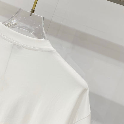 Loewe Rainbow Logo Embroidered Cotton T-Shirt