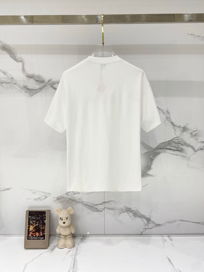 Loewe Rainbow Logo Embroidered Cotton T-Shirt