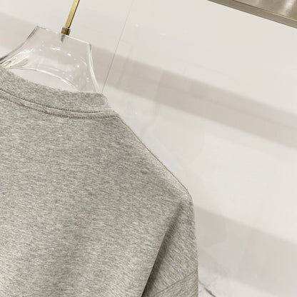 Loewe Rainbow Logo Embroidered Cotton T-Shirt