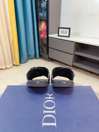 Dior Aqua Suede Sandals – Spring/Summer Collection